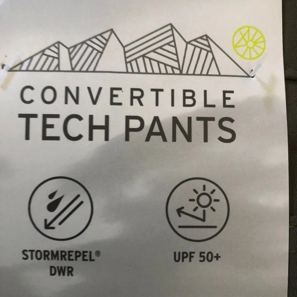 NWT Eddie Bauer mens convertible tech pants green 40 X 32 - Picture 6 of 6